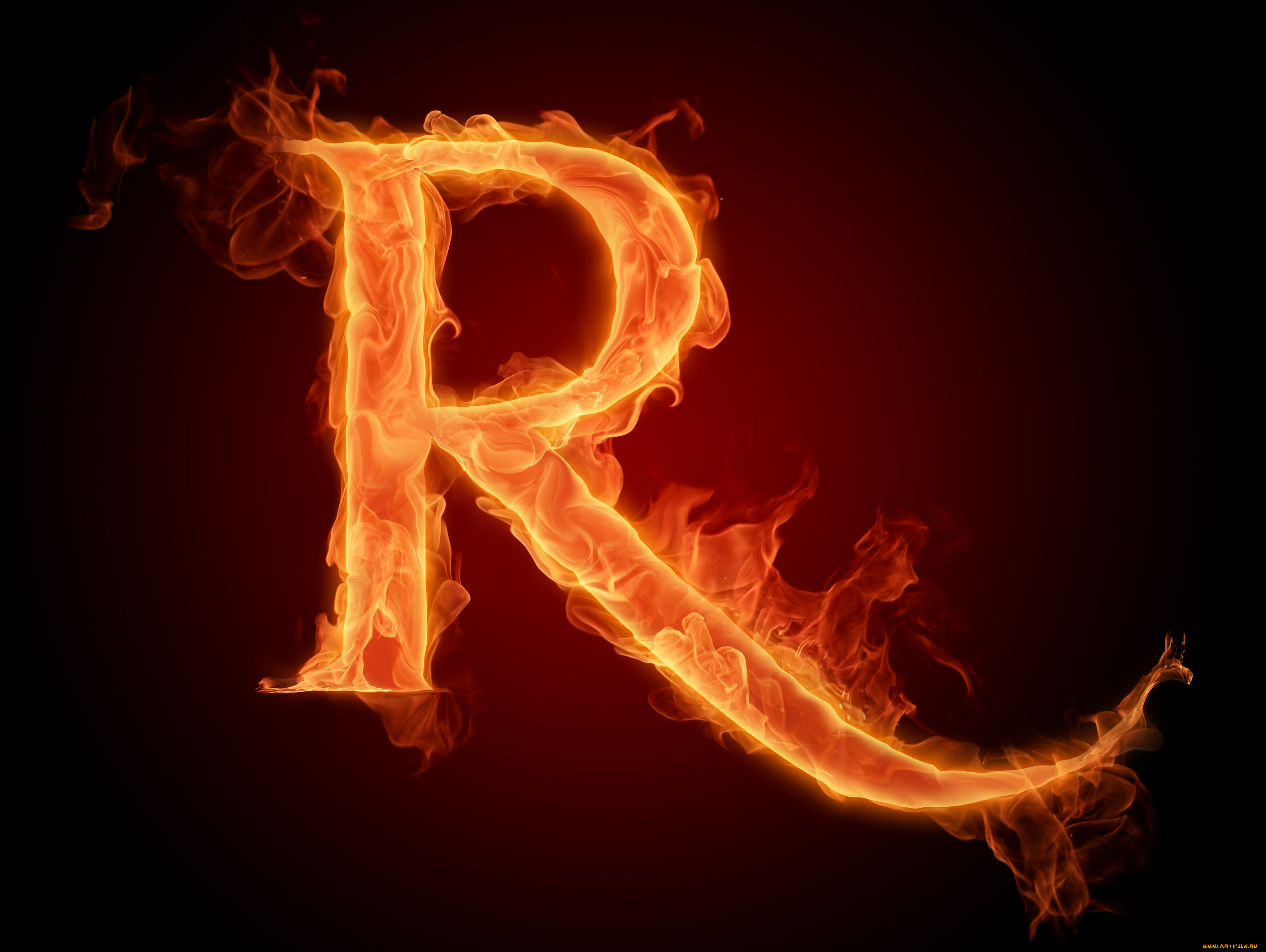 И т д резкий. Огненные буквы. Огненная буква r. Буква r. Красивая буква r.